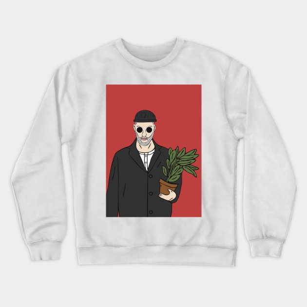 Jean Reno Crewneck Sweatshirt by grekhov